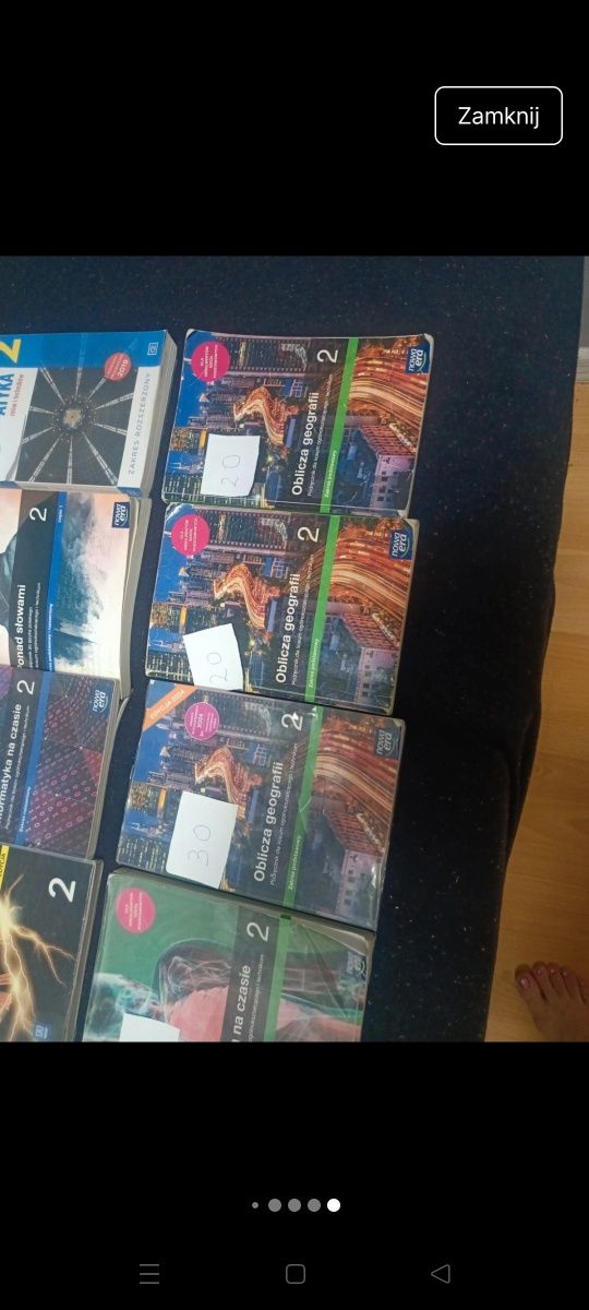 Książki 2 klasa liceum komplet zestaw