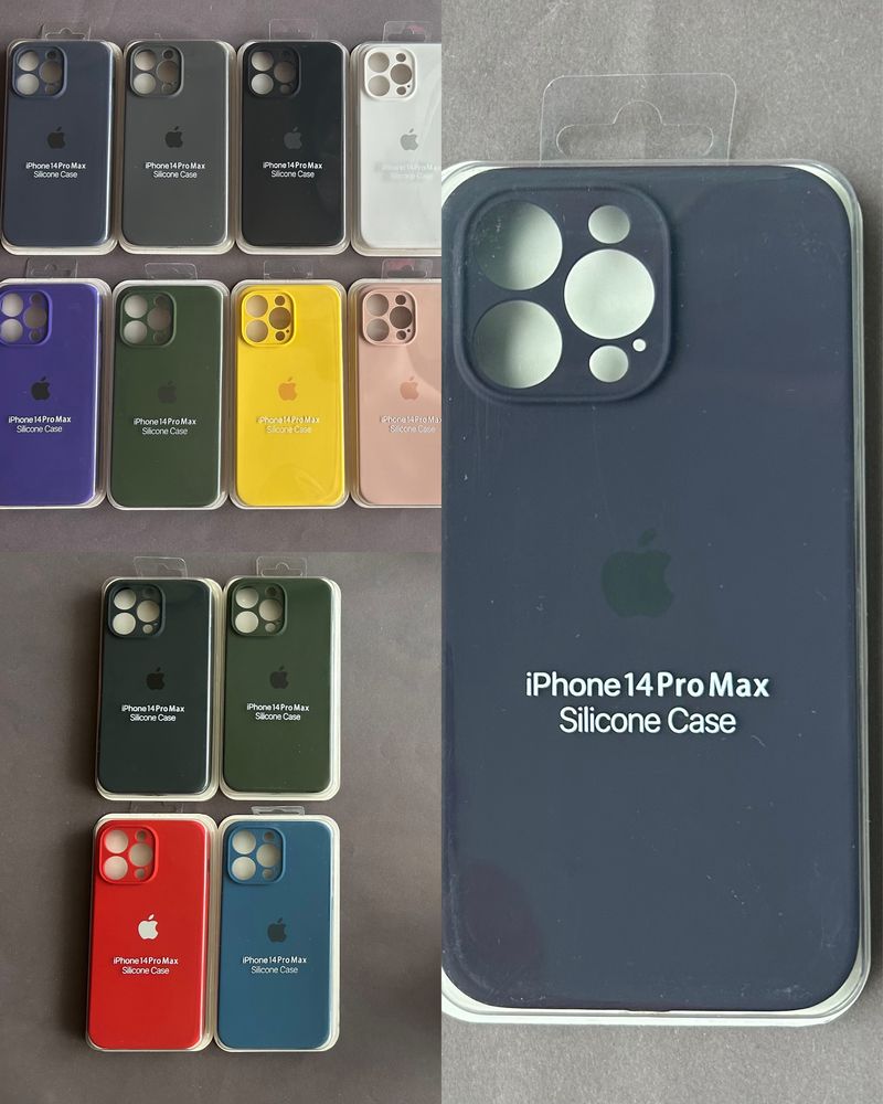 Чехол Silicone case Full Camera IPhone силикон кейс айфон 14 pro max