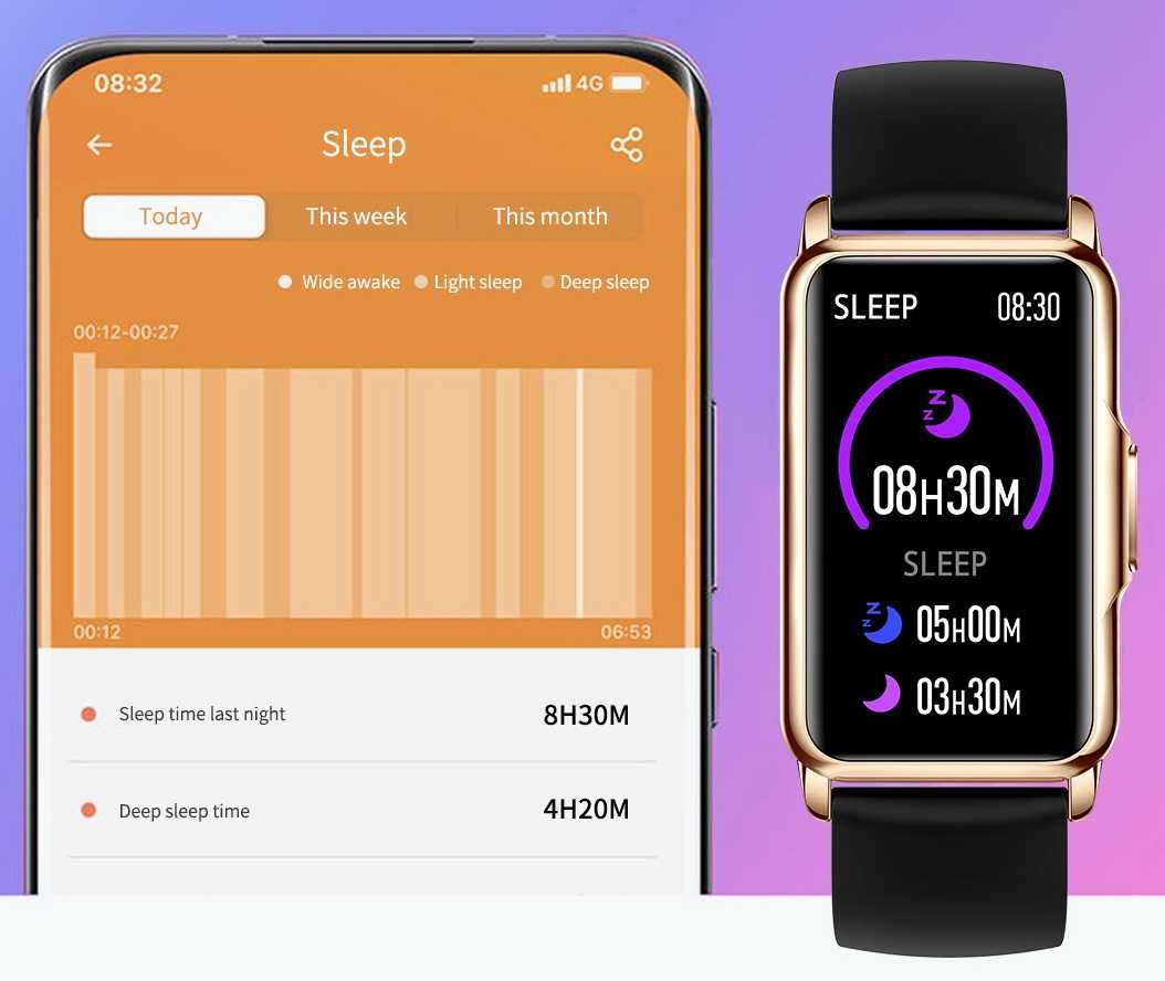 Elegancki Zegarek Damski SMARTWATCH SMARTBAND SENSORR Na Prezent