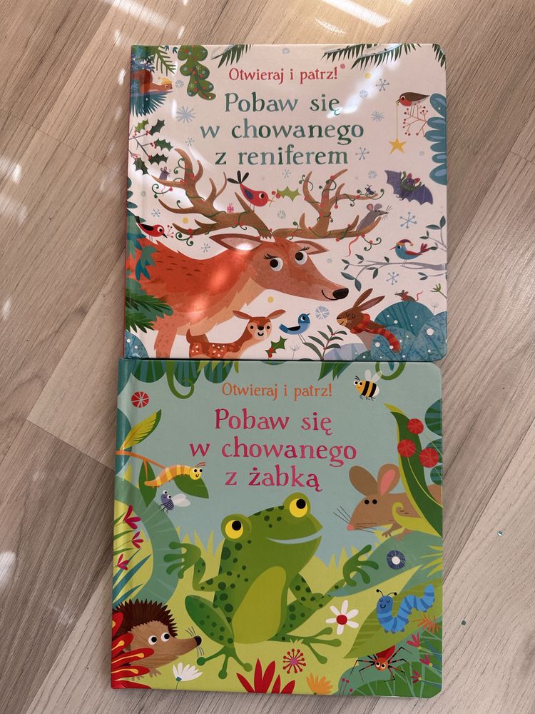 Książka dla dzieci otwierane elementy  ( 2 szt )