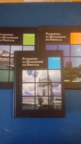 Colecção 3 volumes Património da Humanidade em Portugal