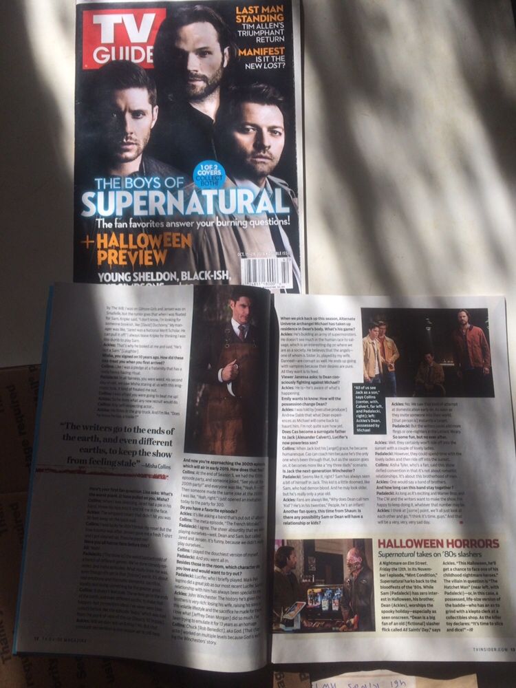 Supernatural Tv-guide USA Сверхъестественное