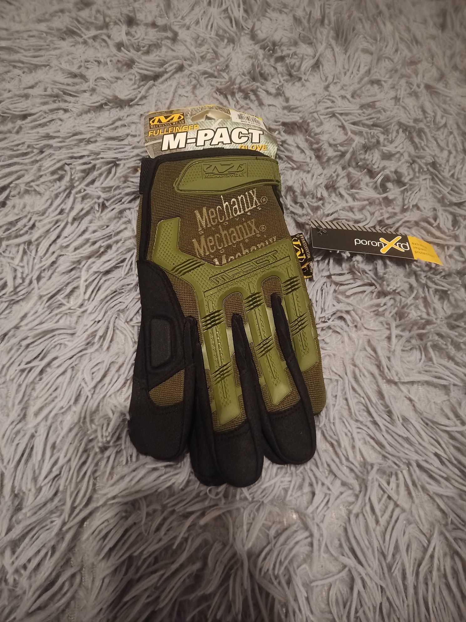 Rękawiczki Mechanix M-Pact Zielone r.L Bushcraft, Survival