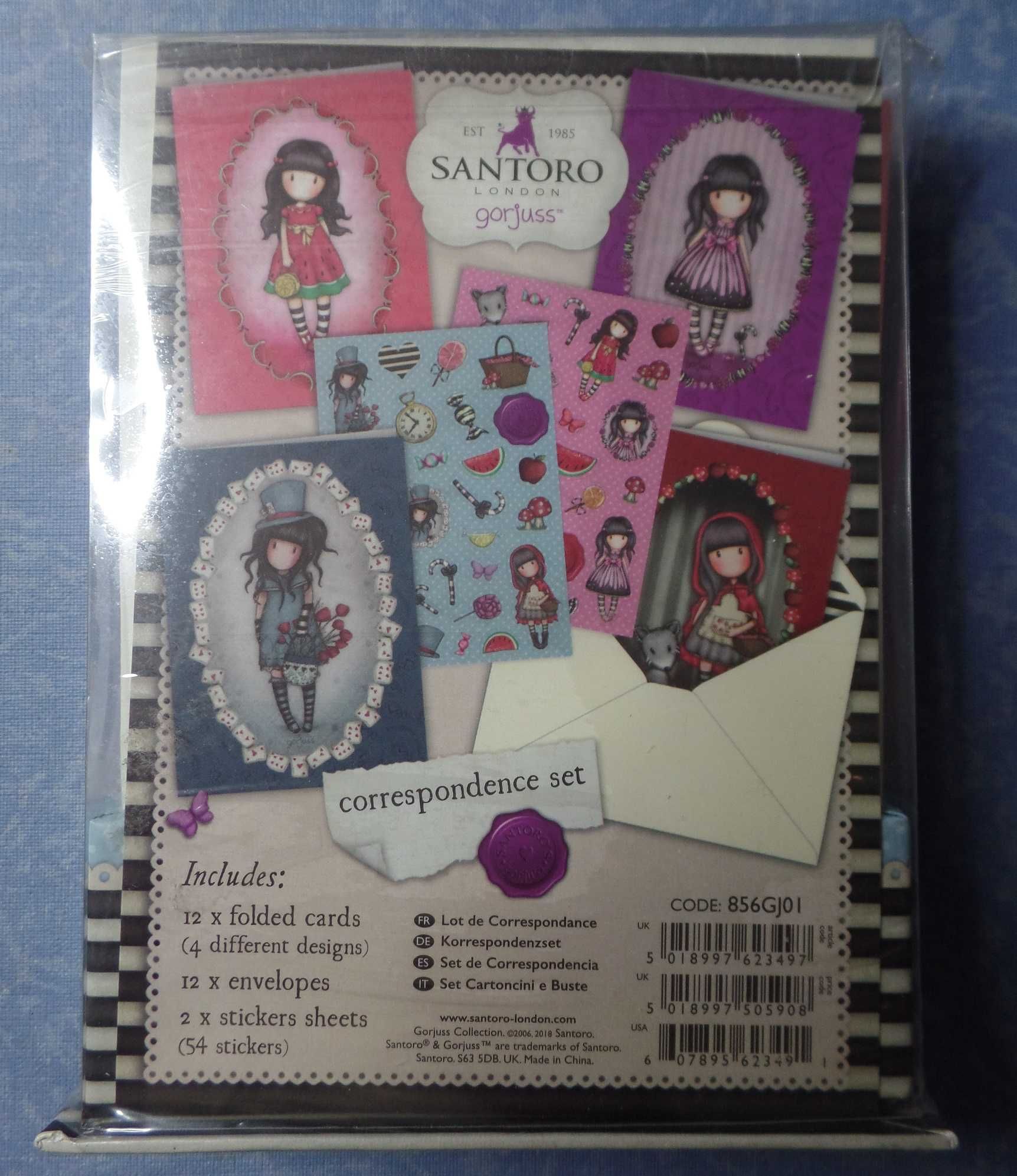 Conjunto de Correspondência Santoro London Novo (897)