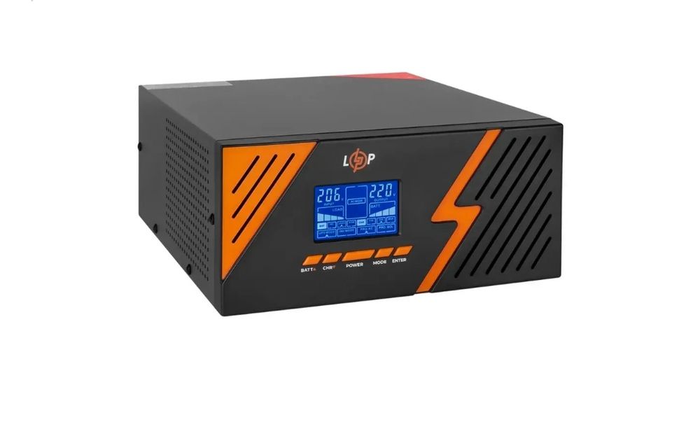 Дбж інвертор + 2 LifePo4 батареї по 100Аг кожна ( комплект на 2,5кВт )