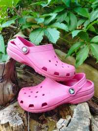 33-34р детские тапочки Crocs сабо кроксы клоги розовые босоножки крокс