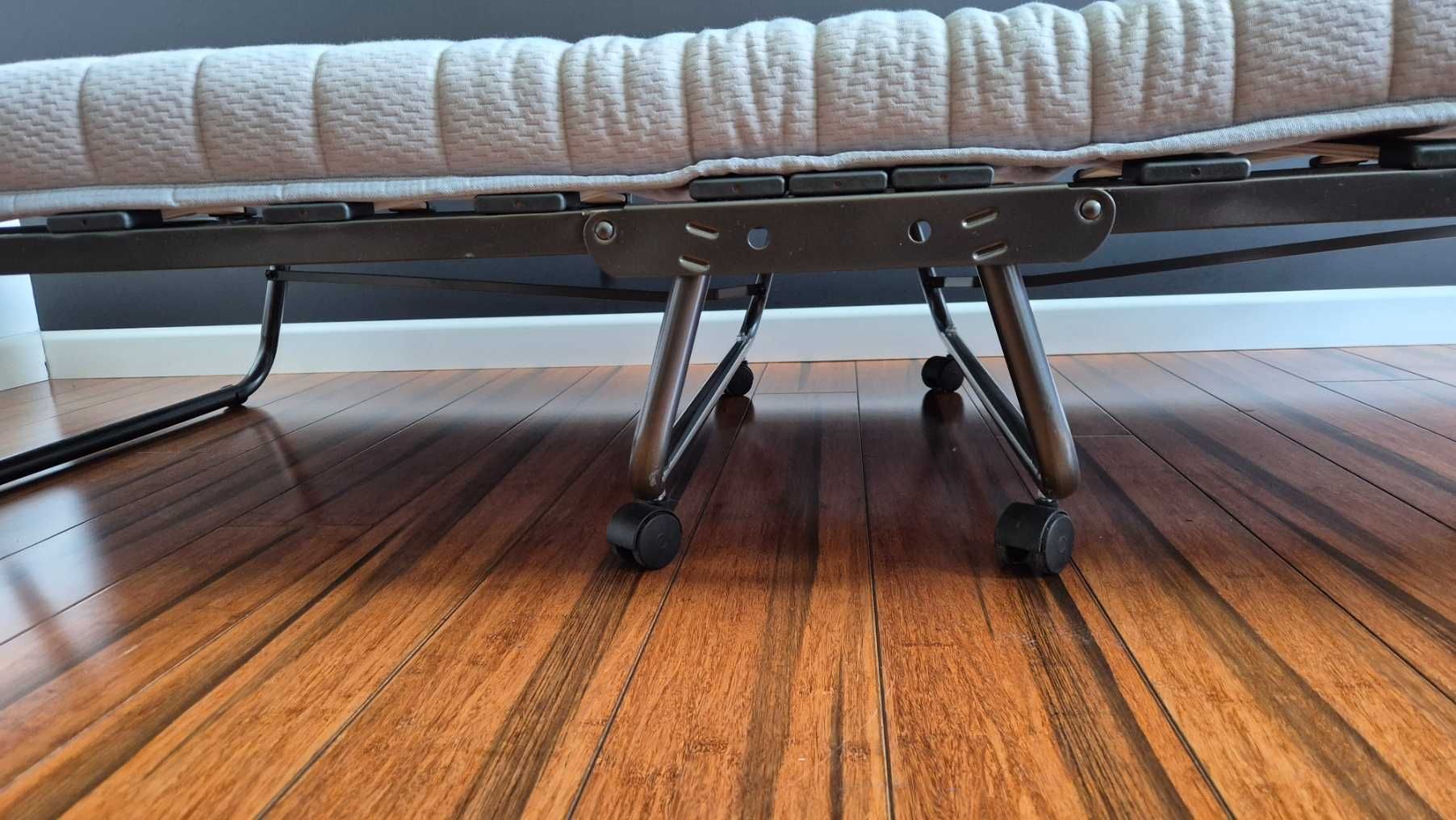 Łóżko składane gościnne Jysk SYDALS 80x200cm jasnoszary