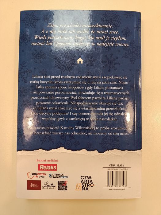 Książka ,,Zmarznięte serca ,,