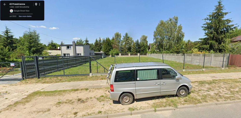 Wynajmę działkę - Łódź  ul  Przestrzenna 68