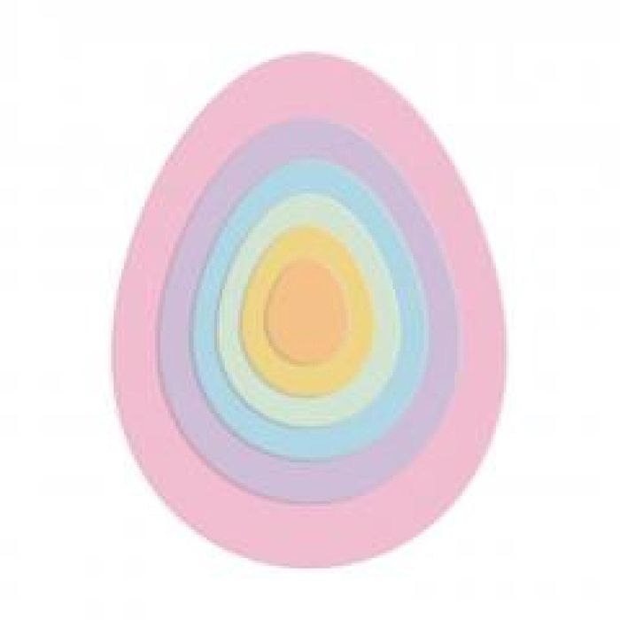 Zestaw wykrojników - Jajka 6szt Dalprint oprawa: blister