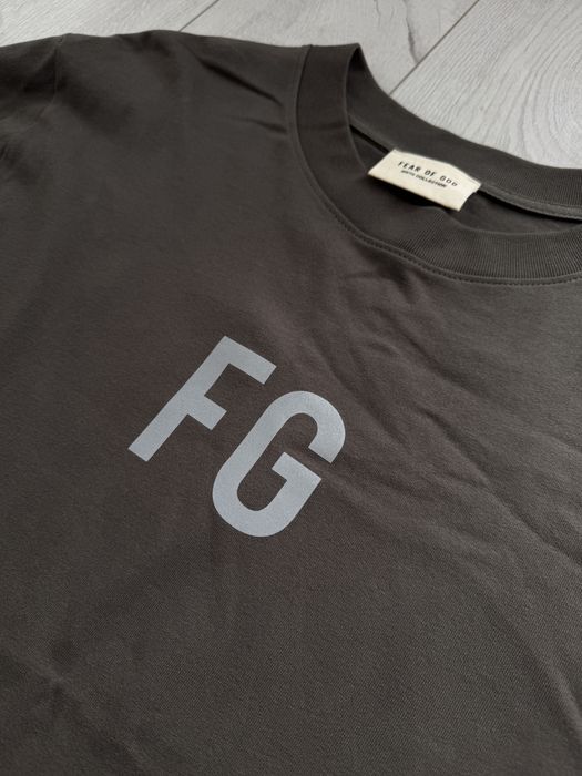 Лонгслів кофта Fear Of God Fog хакі М розмір