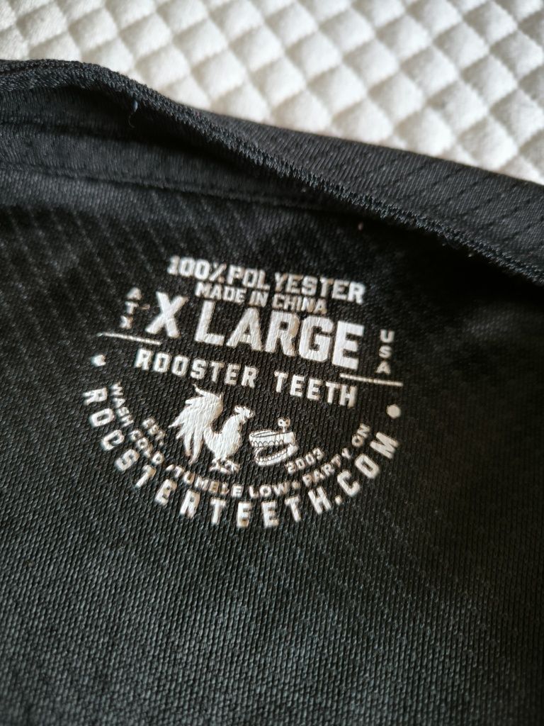 Rooster Teeth koszulka baseballowa czarna męska XL limited USA