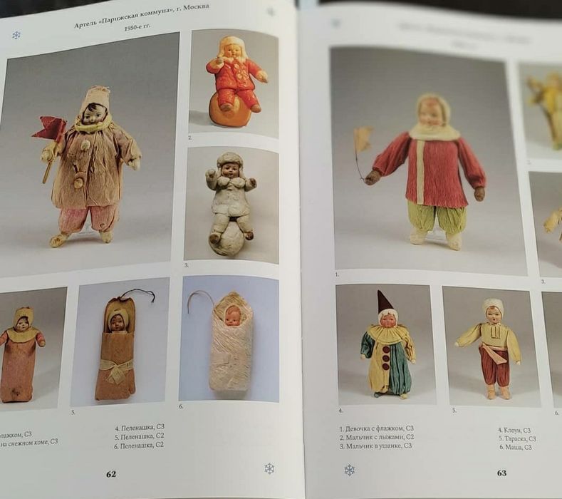 Каталог ватные ёлочные игрушки СССР, ялинкові іграшки прикраси