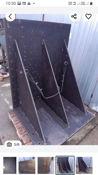 Płyta stalowa stół kątowy montażowa