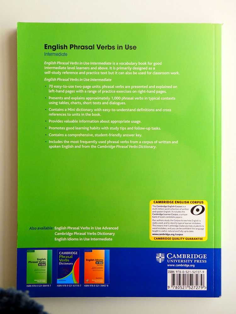 Cambridge English Phrasal Verbs in Use Intermediate