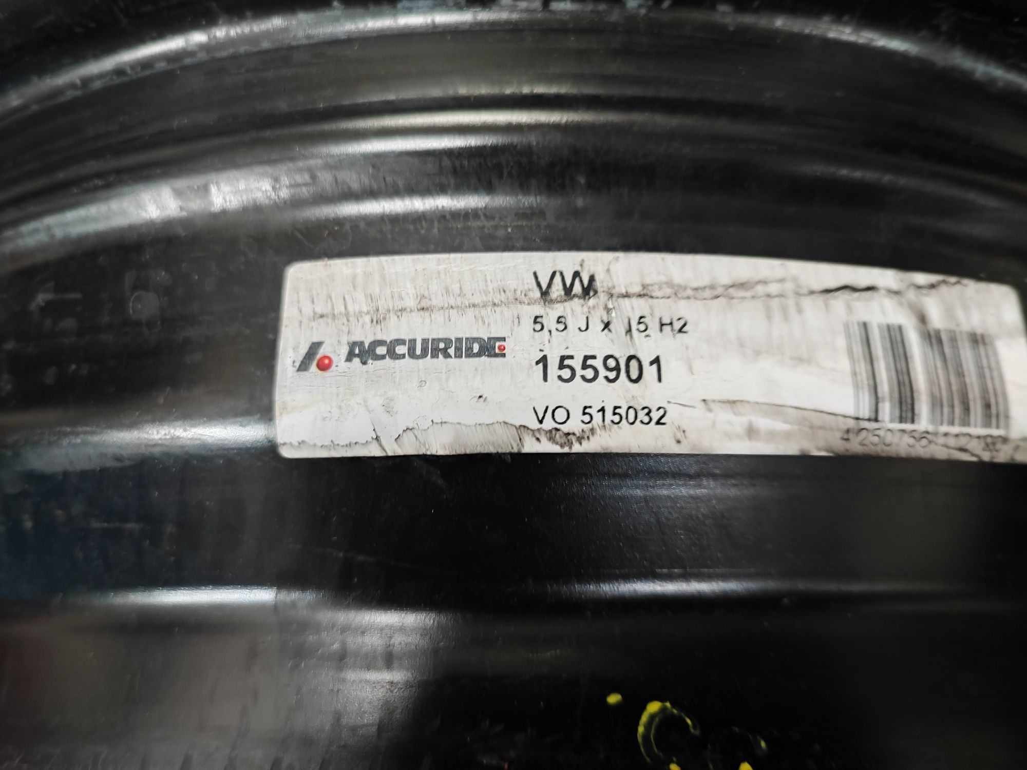 Felgi Stalowe VW Volkswagen 5x100 15" 5.5J ET40 Polo Fabia Rapid 15