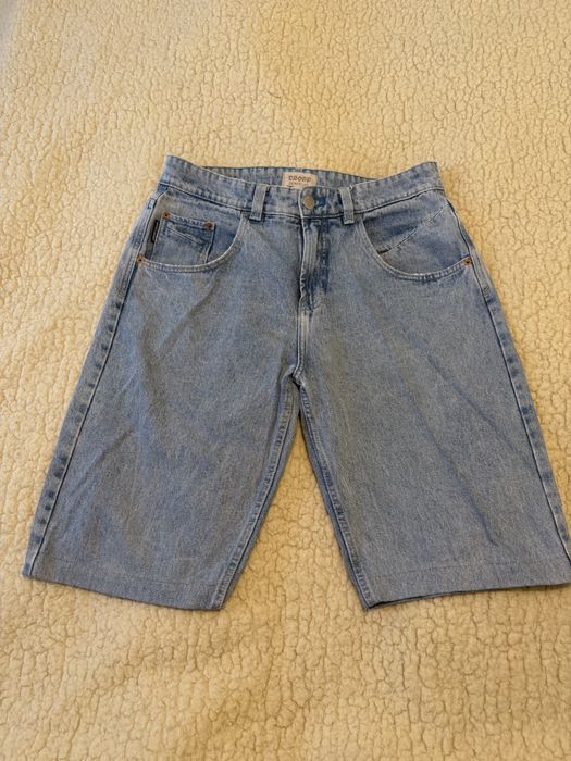 Cropp krótkie spodenki męskie dżinsowe baggy W34 L34 luźne i modne