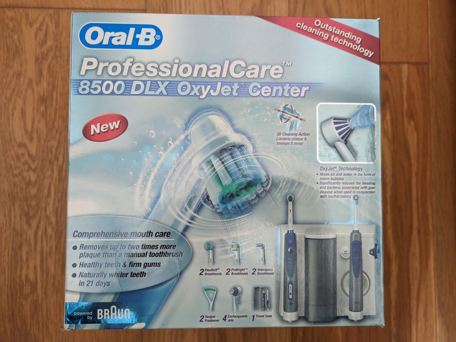 Oral-B 8500 DLX Professional Care - baza, szczoteczka, irygator