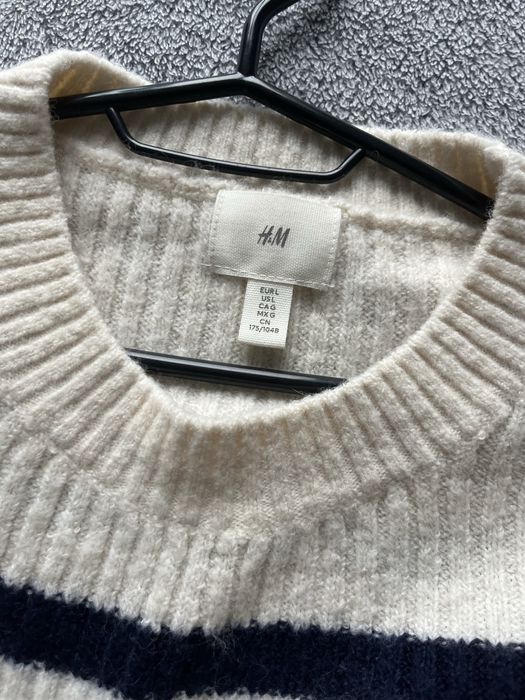 светр в смужку h&m