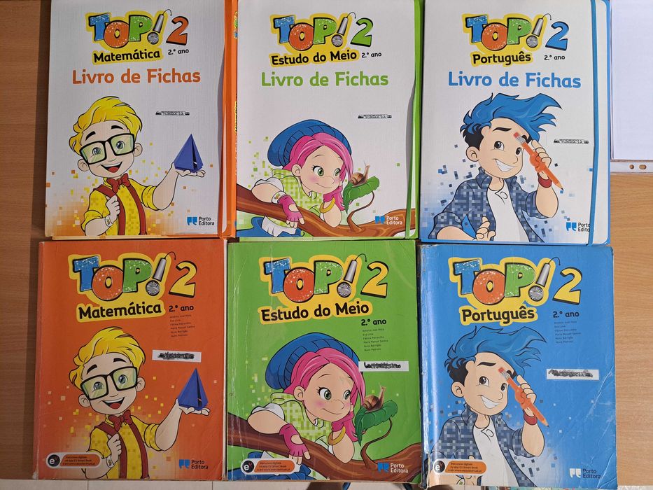 Manuais e Livros de Fichas e Exercícios 1º a 6º Ano