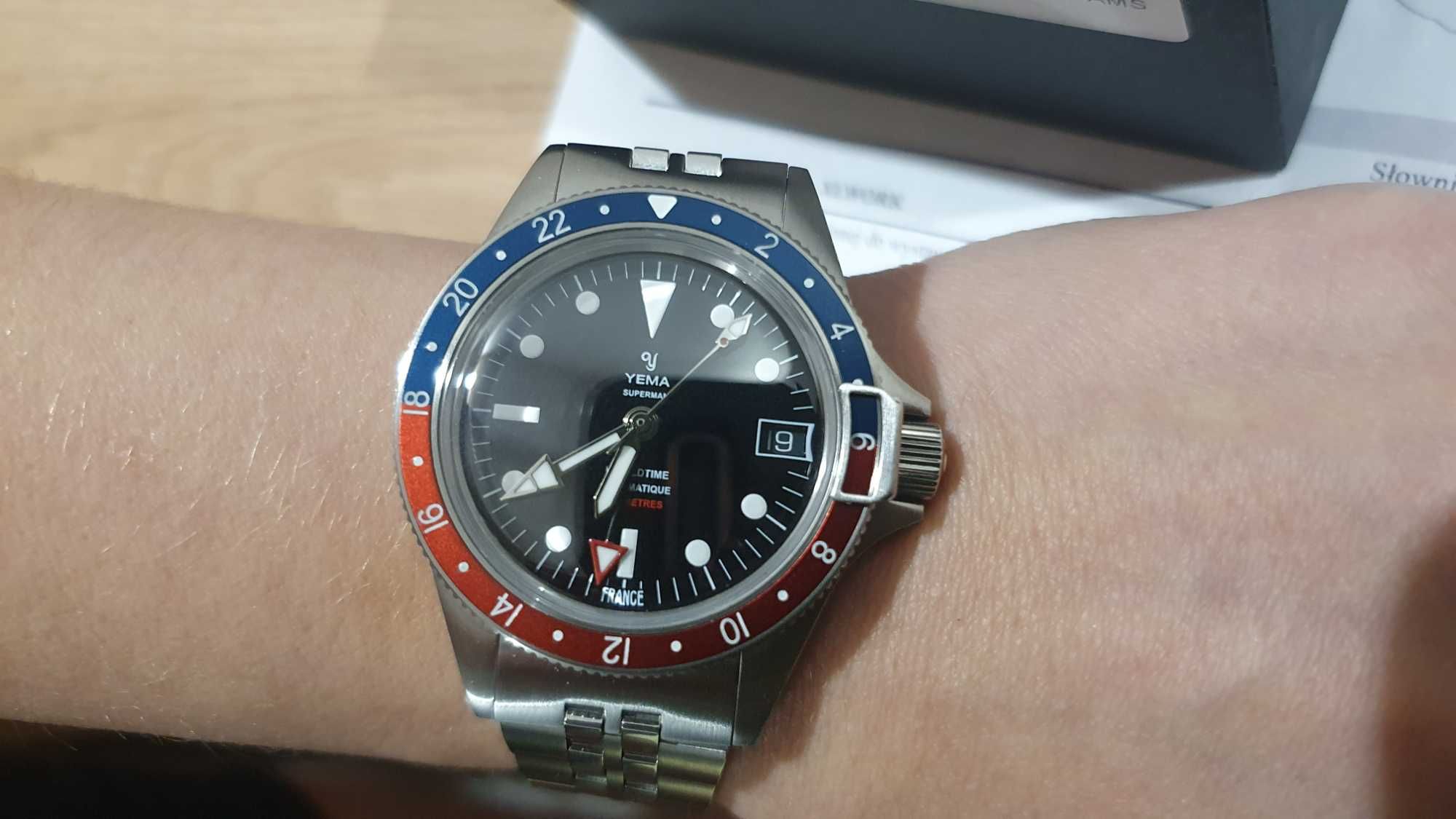 YEMA Superman 500 GMT PEPSI -Na gwarancji