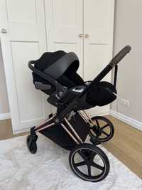 Шассі Cybex Priam lux+автокрісло Cybex Cloud-Z