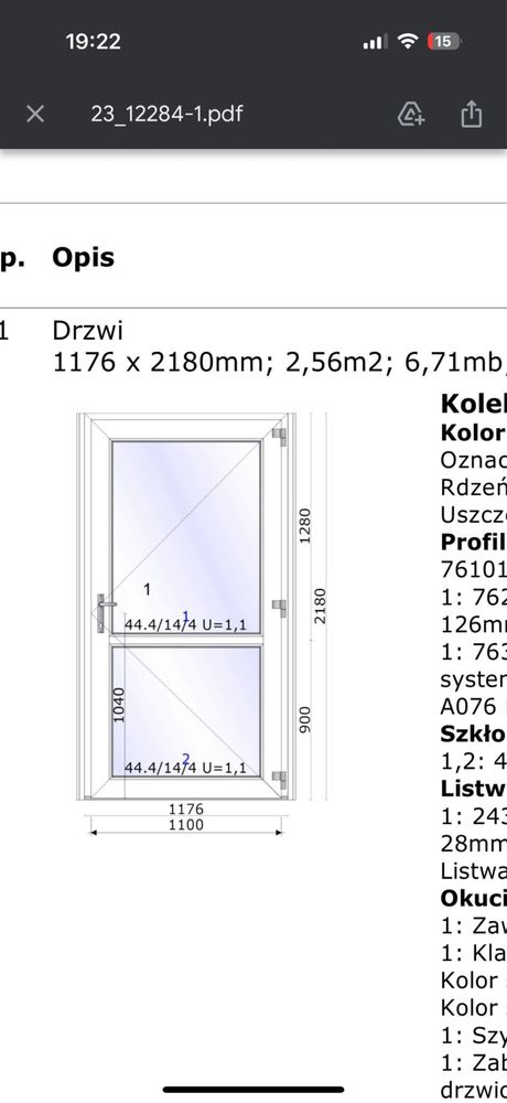 Okna nowe i zdemontowane