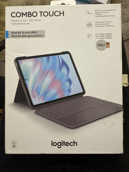 Etui z klawiatura Logitech iPad Air M2 combo touch