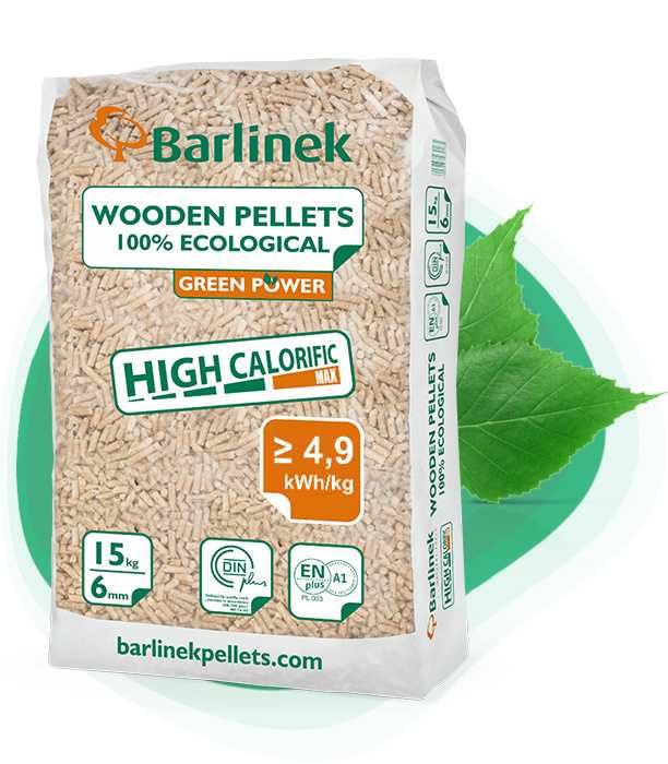 Pelet Barlinek worki 15 kg pellet drzewny