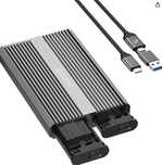iDsonix Dual-Bay M.2 obudowa do 2 dysków SSD M.2 NVMe 10 Gb/s