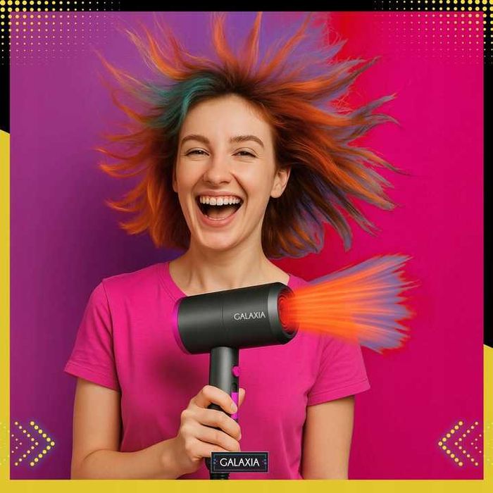 Profesjonalna Suszarka Do Włosów 1800W Jonizacja 3 Końcówki NOWA