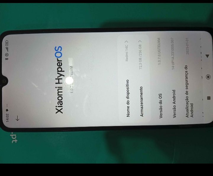 Redmi 14c usado como novo