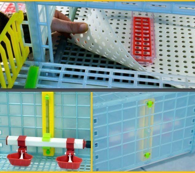 Odchowalnik dla piskląt - Dodatkowy Poziom - Wys. 40 cm