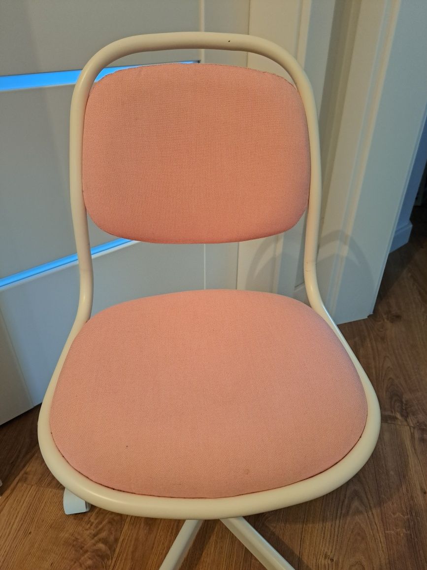 Krzesło obrotowe fotel do biurka dla dziecka