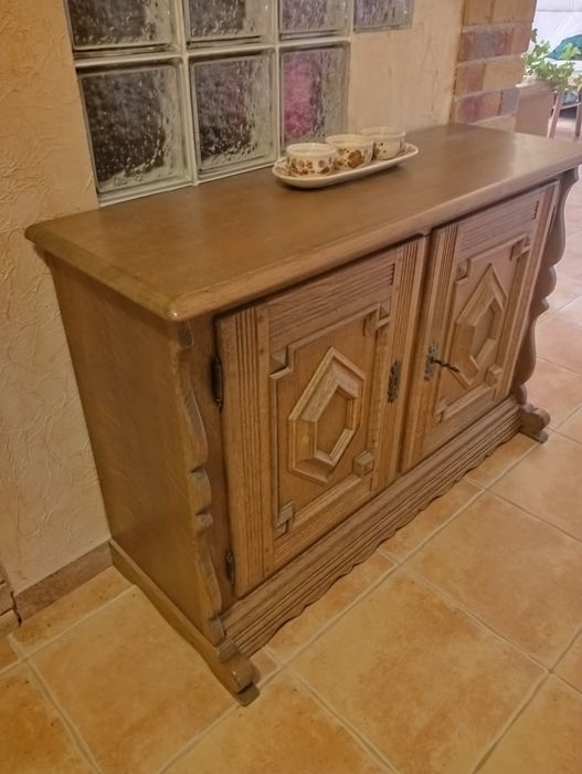 Komoda dębowa mniejsza