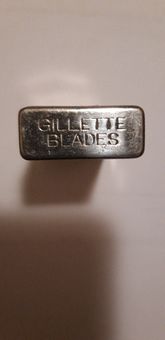 Antiga caixa para laminas Gillette