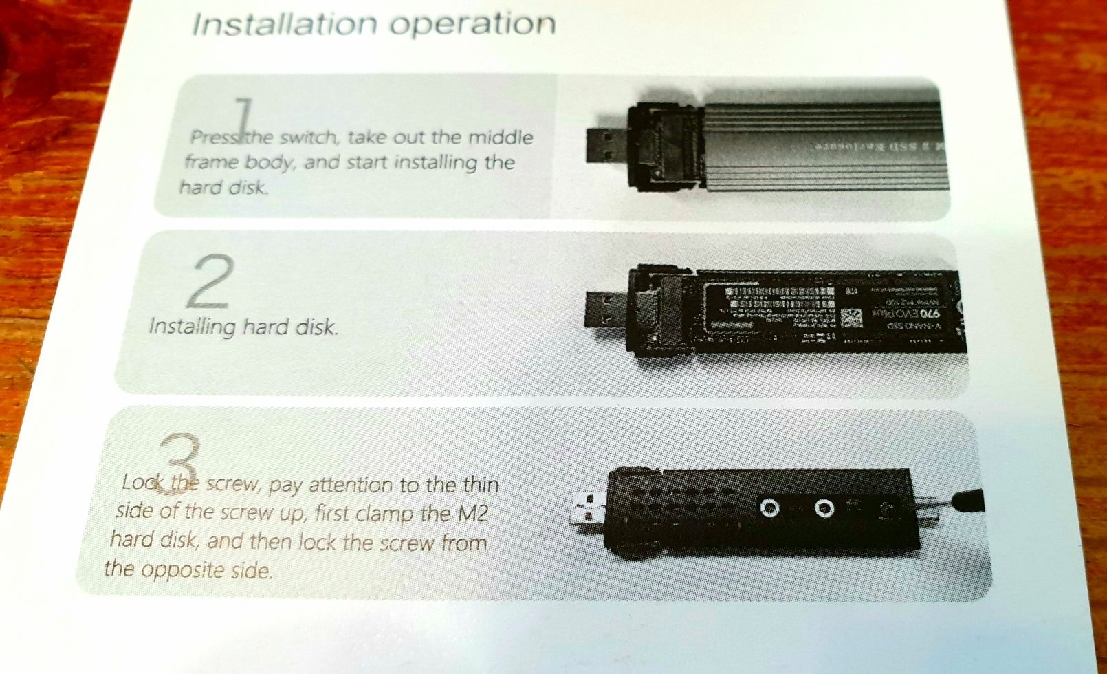 Карман для  диска M.2 SSD Enclosure  NVME+NGFF USB type C