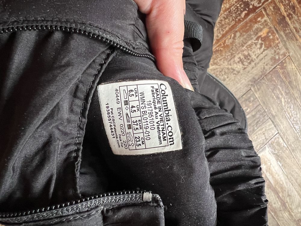 Зимние ботинки Columbia 36р в идеальном состоянии