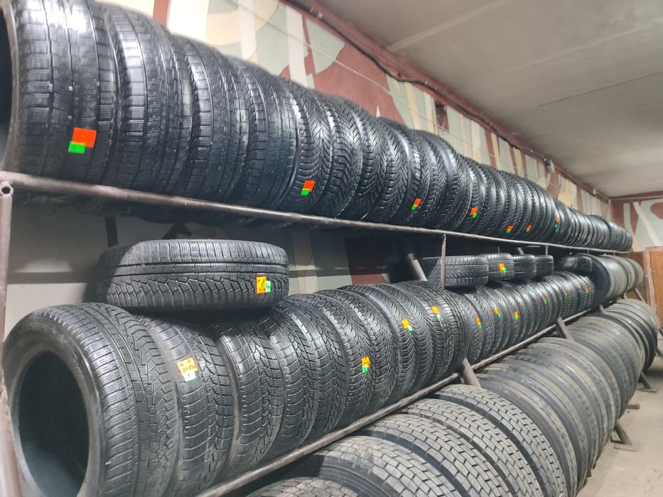 Зимові шини б.у. , нові в наявності та під замовлення.