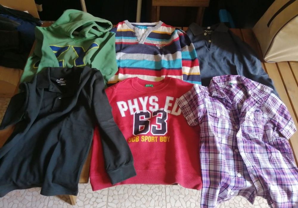 Lote roupa meia estação 5/6 anos