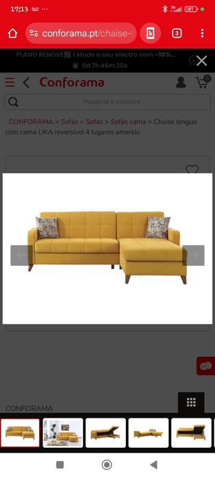 Vendo sofá cama chaise long