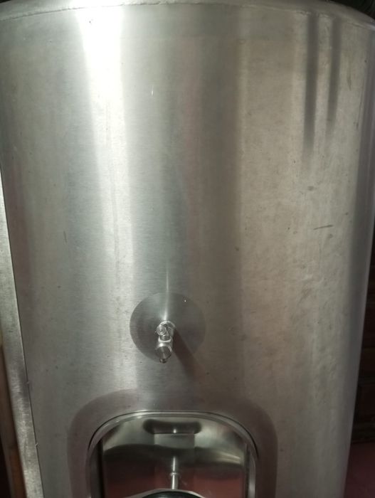 Pipa de + 500L em inox com rodinhas