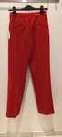 Czerwone eleganckie spodnie Zara roz. XS
