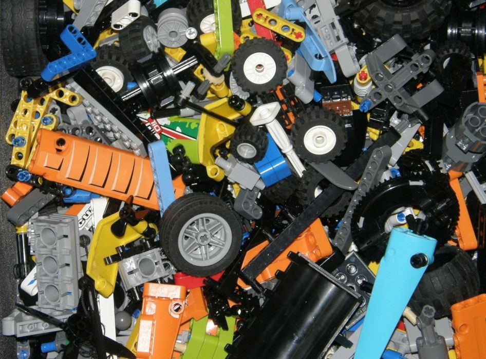 LEGO Technic 0,5kg plus koła 0,5kg