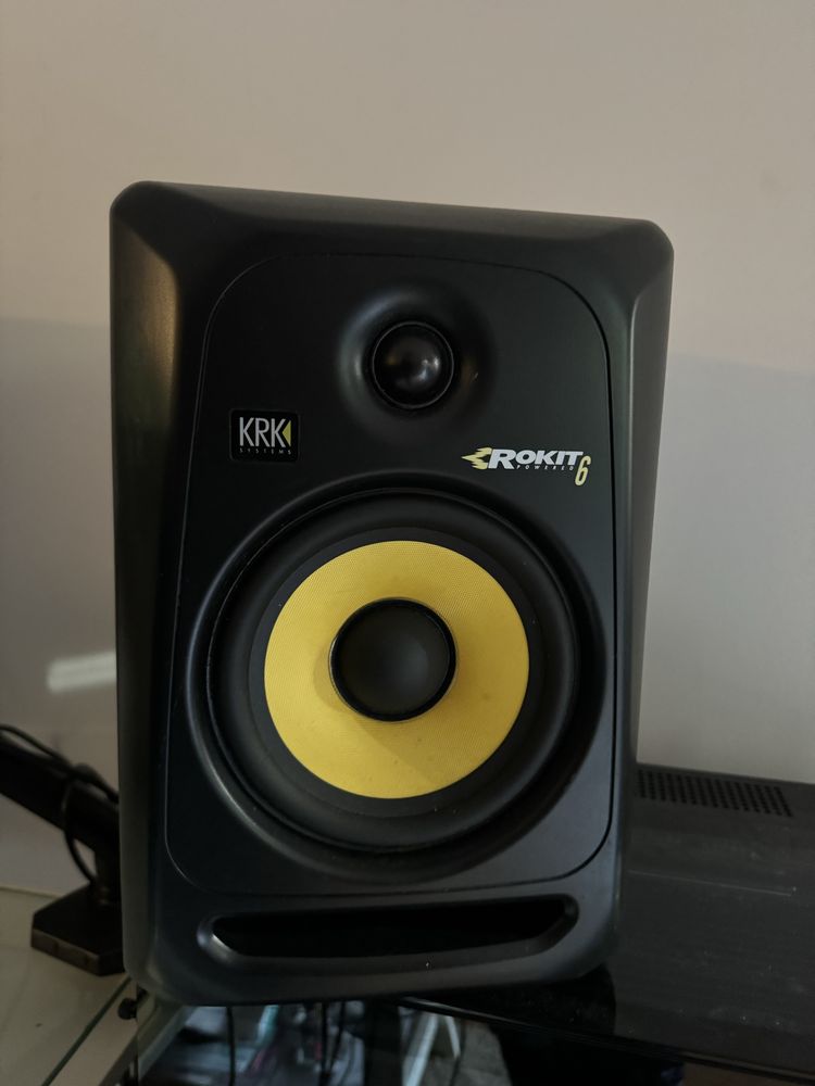 2x KRK Rokit 6 monitory studyjne kolumny glosniki para zestaw dwie