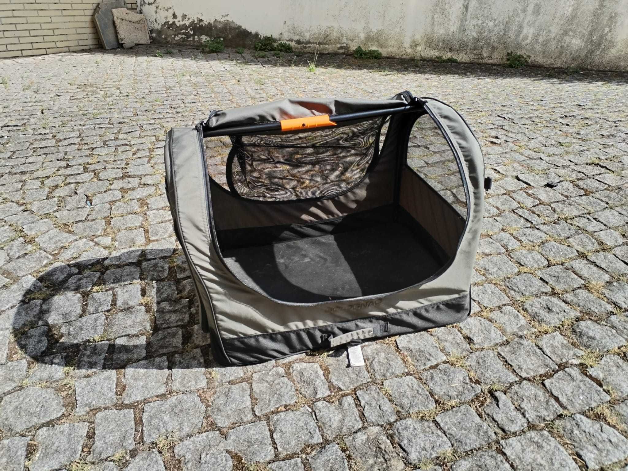Transportadora Solognac dobrável para cão - M