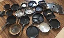 Utensílios Cozinha OPORTUNIDADE Grande Lote Frigideiras Sertãs