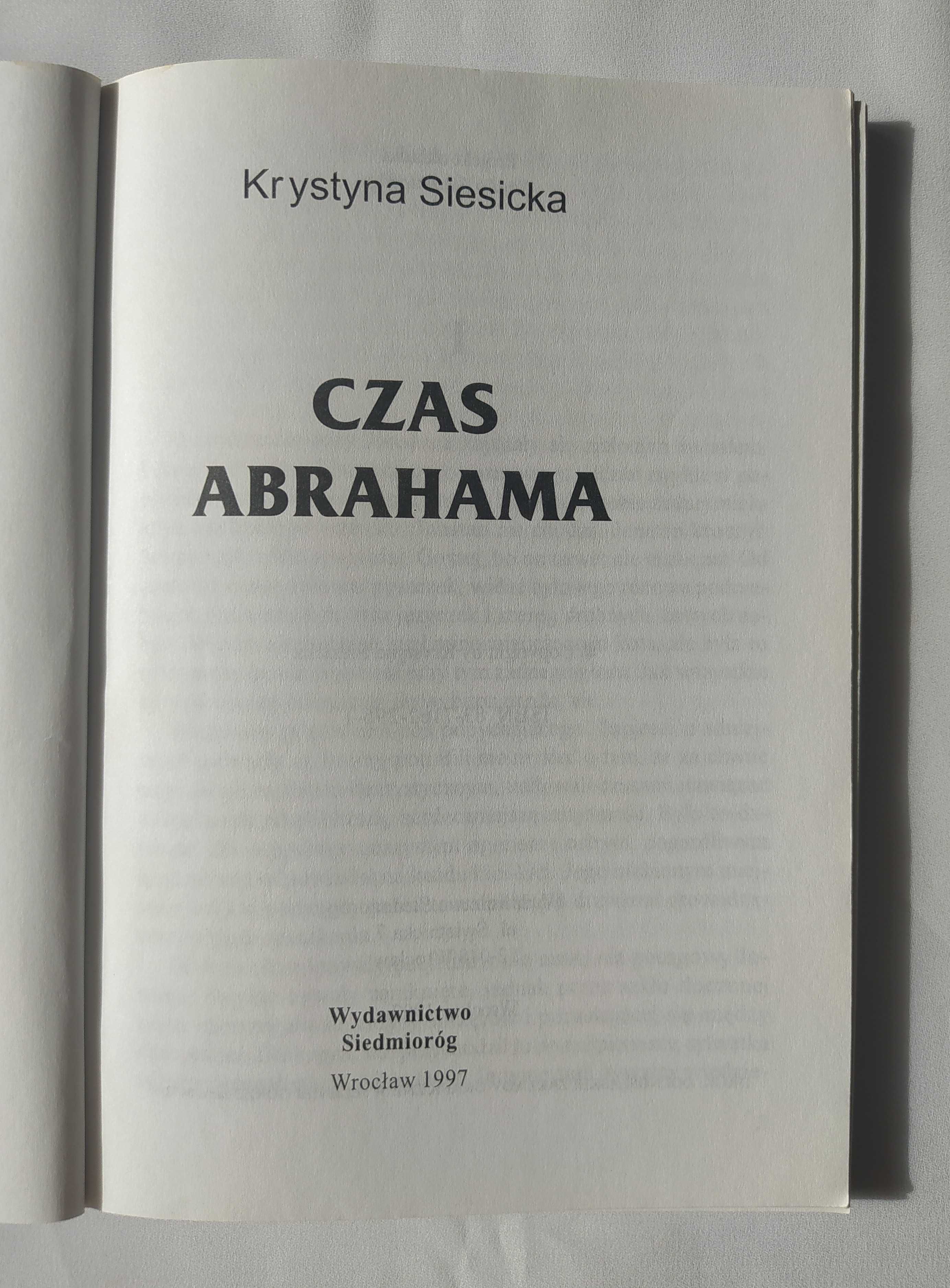 CZAS ABRAHAMA – Krystyna Siesicka