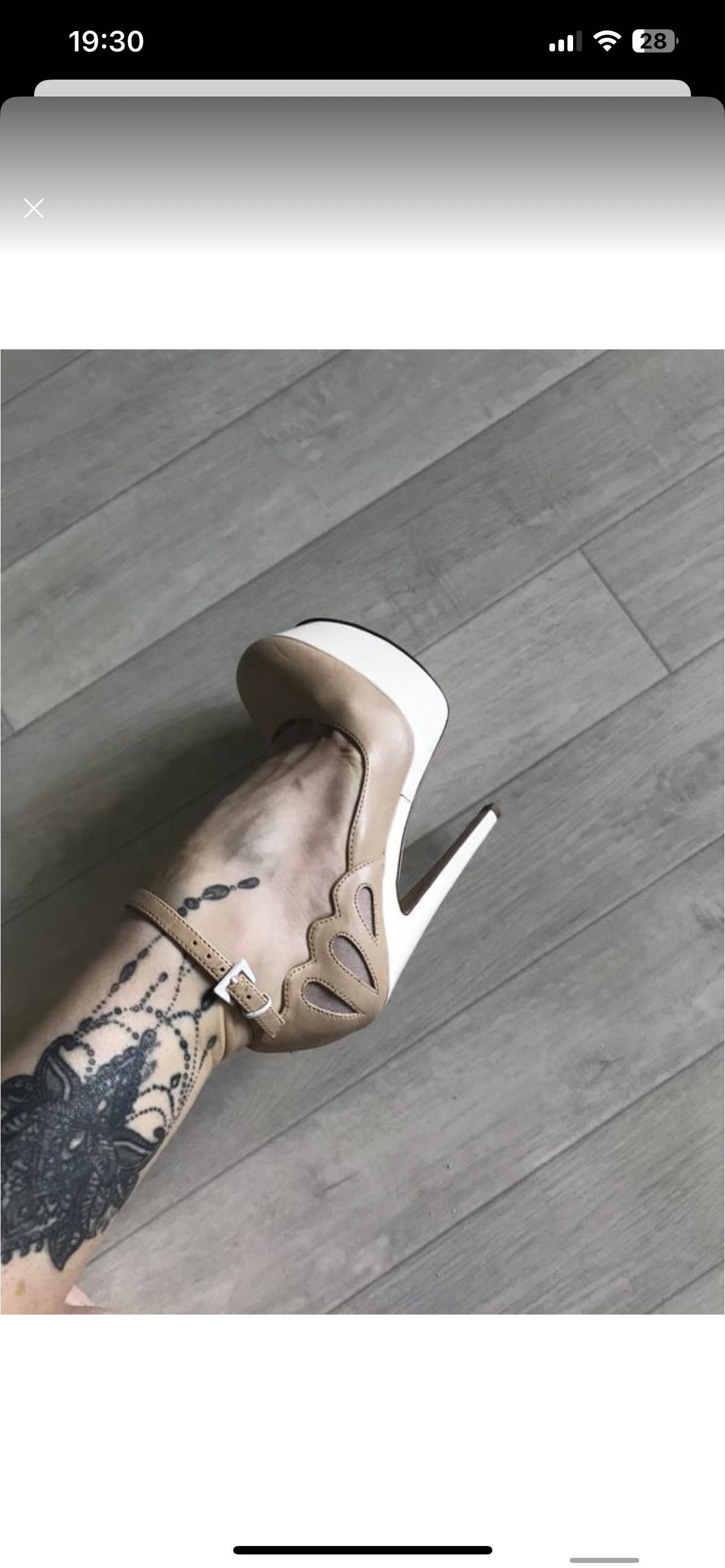 Asos platform pump heels оригінальні туфлі на високому каблуці