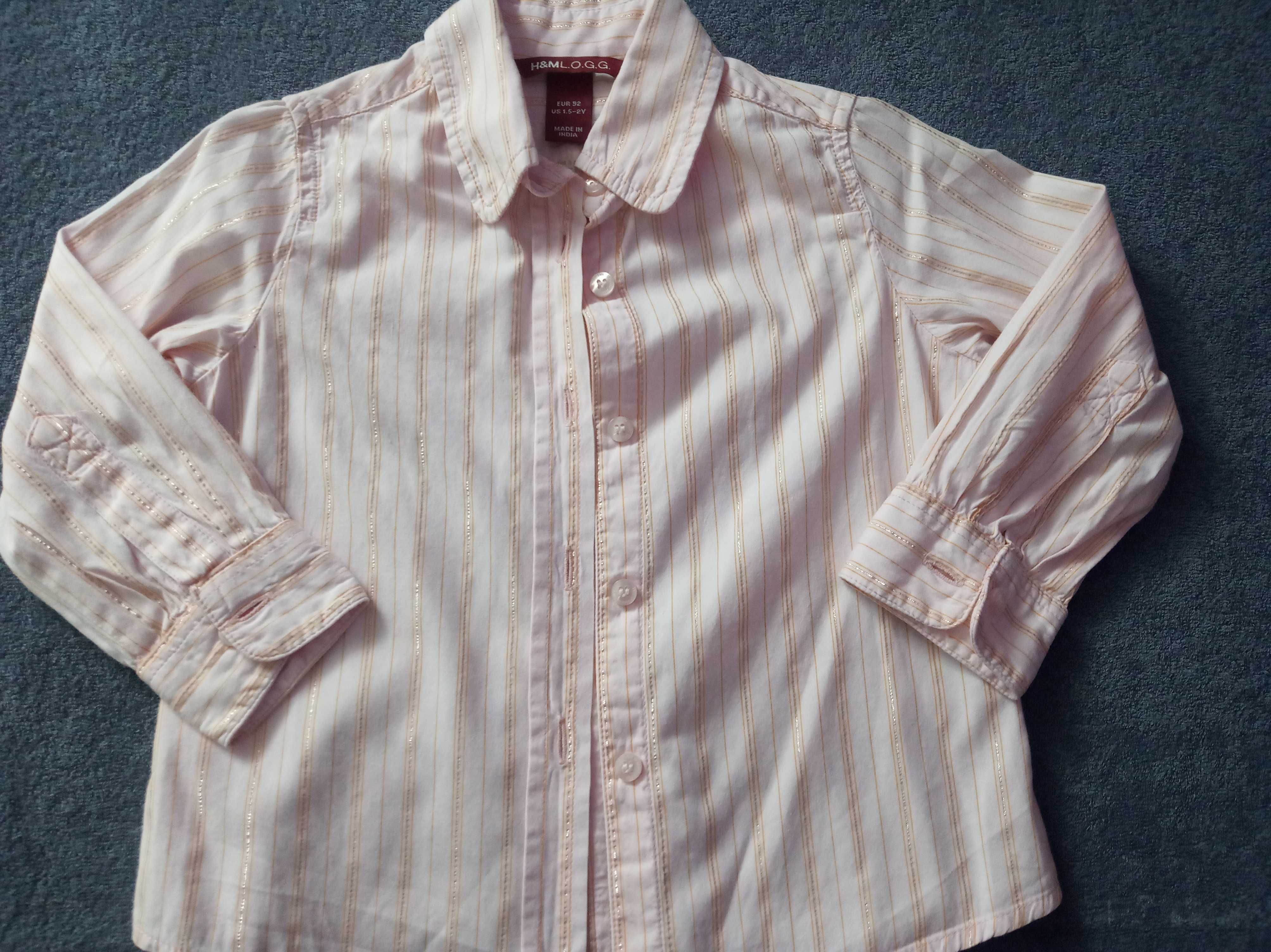 Koszula z długim rękawem H&M rozm. 92